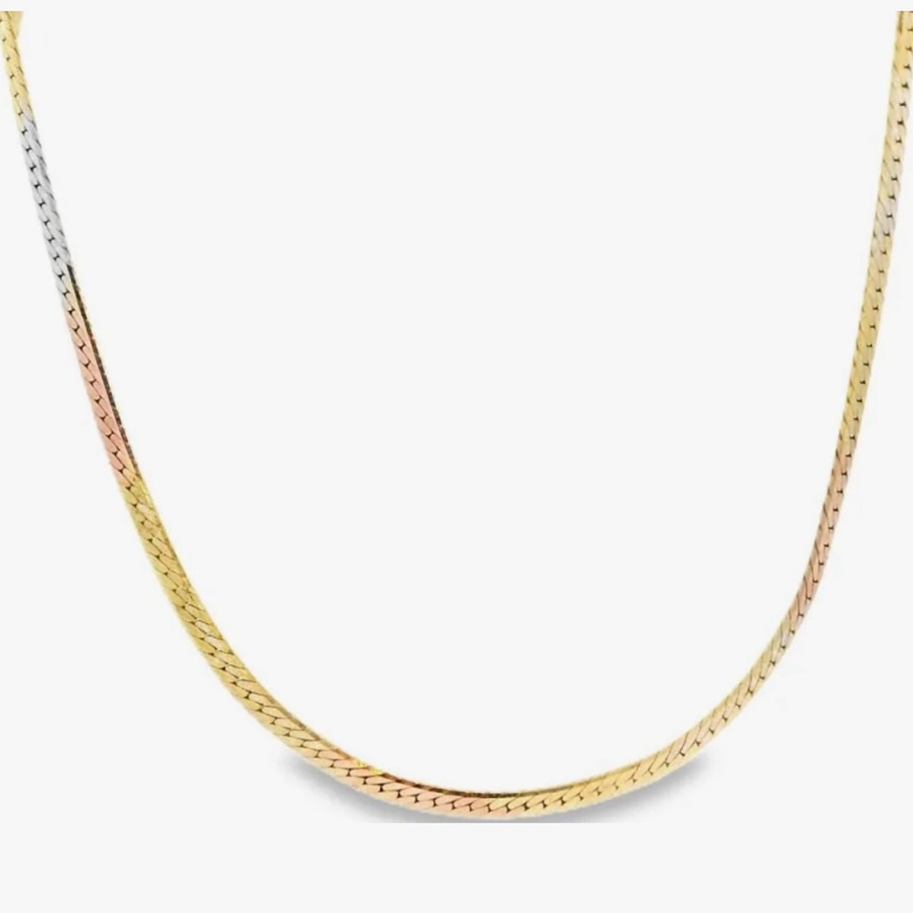 14K Tri- Color Necklace